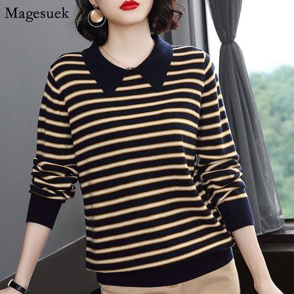 women's sweaters loose striped winter sweater women casual pullover knitted long sleeve jumper for pull femme 11813, White;black
women's sweaters loose striped winter sweater women casual pullover knitted long sleeve jumper for pull femme 11813, White;black