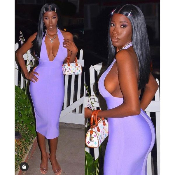 casual dresses 9 colors v neck halter knee length bandage backless vintage vestios elegant celebrity party club, Black;gray
casual dresses 9 colors v neck halter knee length bandage backless vintage vestios elegant celebrity party club, Black;gray