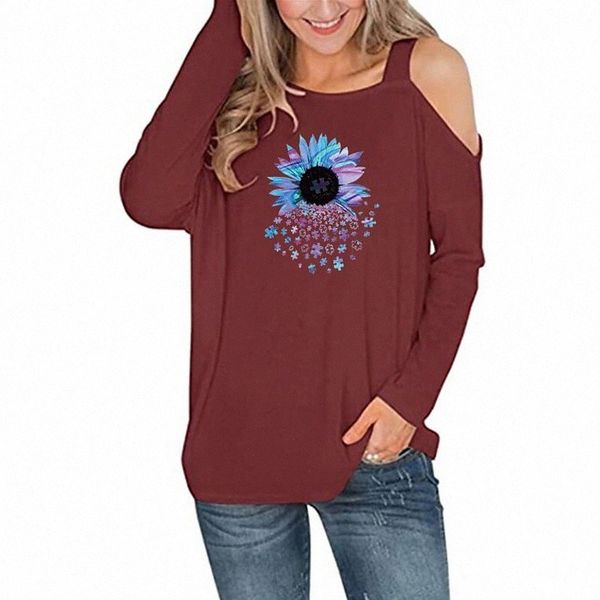 women's floral theme painting t shirt floral sunflower cold shoulder print one shoulder basic green black pink f0rg#, White 
women's floral theme painting t shirt floral sunflower cold shoulder print one shoulder basic green black pink f0rg#, White