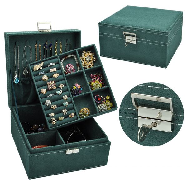 korean style the princess velvet jewelry storage box simple and solid color double layers flannel jewelry box selling, Black;white
korean style the princess velvet jewelry storage box simple and solid color double layers flannel jewelry box selling, Black;white