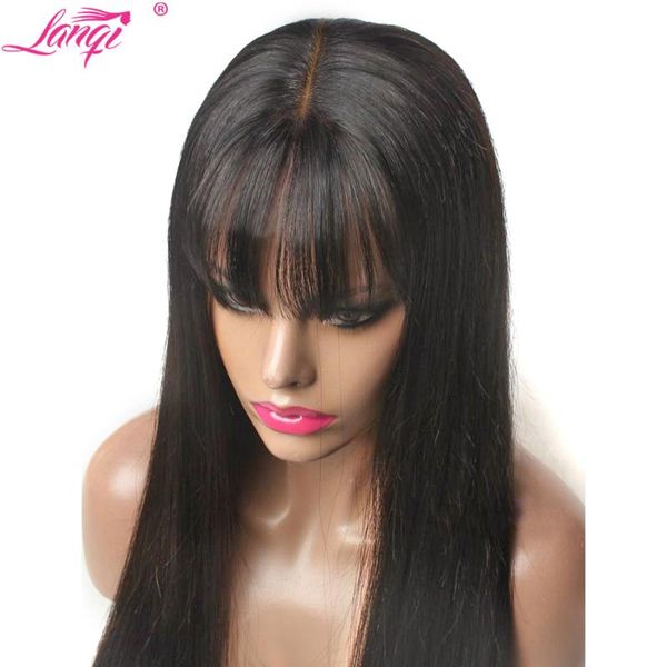 lace wigs lanqi bone straight human hair for black women fake scalp wig with bangs middle part brazilian natural, Black;brown
lace wigs lanqi bone straight human hair for black women fake scalp wig with bangs middle part brazilian natural, Black;brown