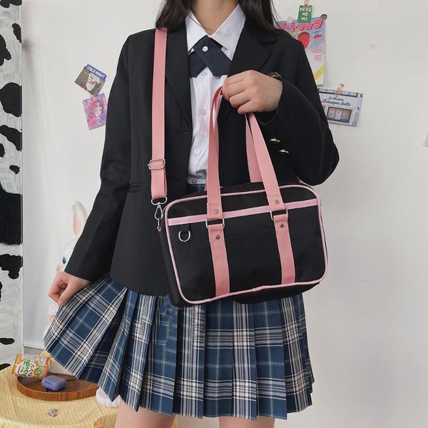 school bags fashion women's bag hit color preppy style canvas crossbody shoulder 2021 casual student large capacity tote handbags
school bags fashion women's bag hit color preppy style canvas crossbody shoulder 2021 casual student large capacity tote handbags