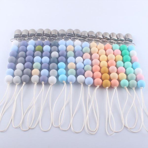 pacifiers# baby pacifier chain silicone beads holder clip molar teether toy anti-lost clips
pacifiers# baby pacifier chain silicone beads holder clip molar teether toy anti-lost clips