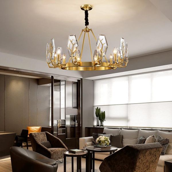 modern luxury crystal led chandelier living room bedroom luminaires dining hanging lamp copper simple lighting chandeliers
modern luxury crystal led chandelier living room bedroom luminaires dining hanging lamp copper simple lighting chandeliers