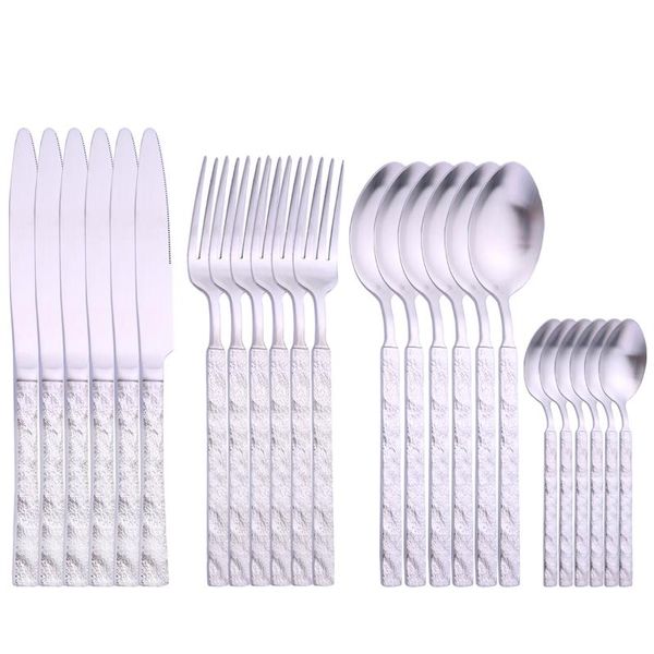 dinnerware sets 24pcs matte tableware stainless steel set dinner knife fork coffee spoon vintage cutlery kitchen silverware
dinnerware sets 24pcs matte tableware stainless steel set dinner knife fork coffee spoon vintage cutlery kitchen silverware