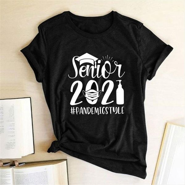 harajuku senior letter print women t shirt short sleeves round neck loose femme summer clothes for, White
harajuku senior letter print women t shirt short sleeves round neck loose femme summer clothes for, White