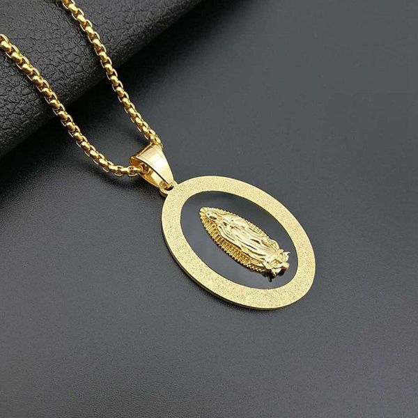 pendant necklaces hip hop iced out virgin mary pendants gold color stainless steel chain for women catholicism jewelry madonna, Silver
pendant necklaces hip hop iced out virgin mary pendants gold color stainless steel chain for women catholicism jewelry madonna, Silver