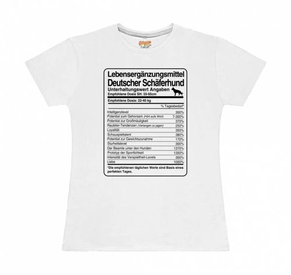T-Shirt Womens dose German Shepherd Dog Life Supplements by siviwonder, Mainly pictures
T-Shirt Womens dose German Shepherd Dog Life Supplements by siviwonder, Mainly pictures