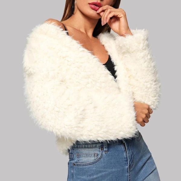 women's jackets women autumn winter long sleeve turn-down collar warm plush fashion short coat thick teddy bear pocket fleece soft #7, Black;brown
women's jackets women autumn winter long sleeve turn-down collar warm plush fashion short coat thick teddy bear pocket fleece soft #7, Black;brown