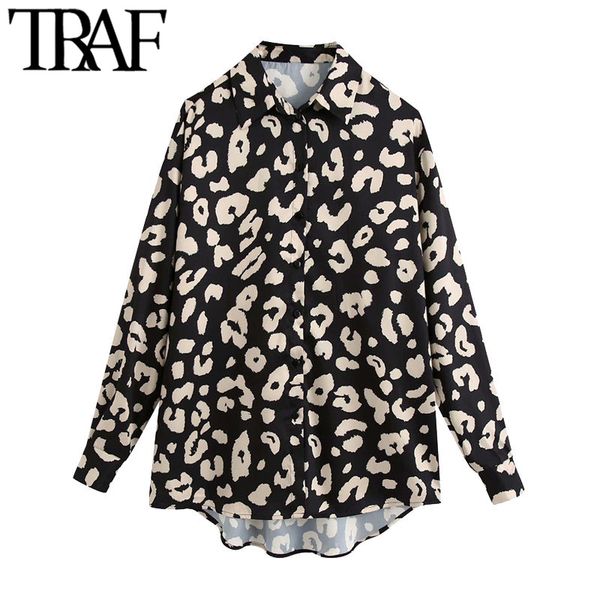 traf women fashion animal print asymmetric loose blouses vintage long sleeve button-up female shirts blusas chic 210415, White
traf women fashion animal print asymmetric loose blouses vintage long sleeve button-up female shirts blusas chic 210415, White