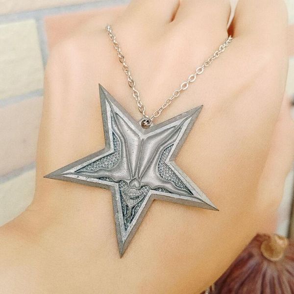 pendant necklaces satan mens satanic inverted pentagram baphomet jewelry demon chaos star skull ancient silver color
pendant necklaces satan mens satanic inverted pentagram baphomet jewelry demon chaos star skull ancient silver color