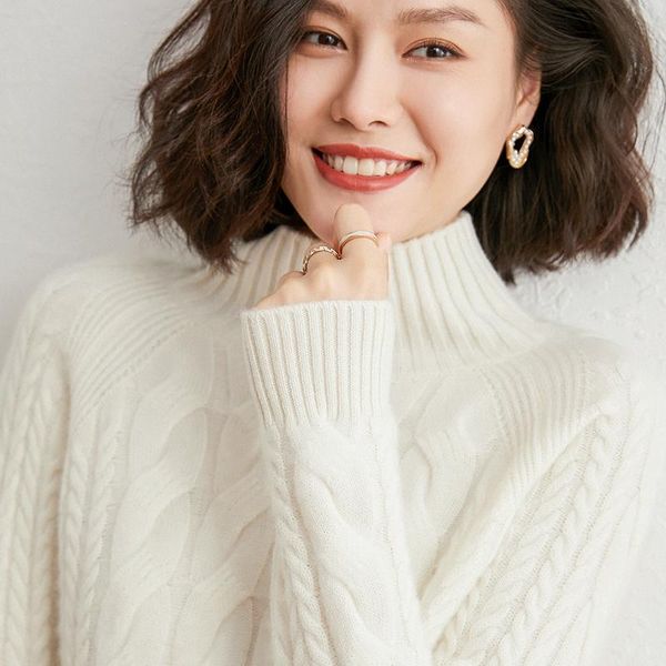 women's sweaters cashmere sweater turtleneck soft female loose thickened knitted jumper autumn winter 100% pure, White;black
women's sweaters cashmere sweater turtleneck soft female loose thickened knitted jumper autumn winter 100% pure, White;black