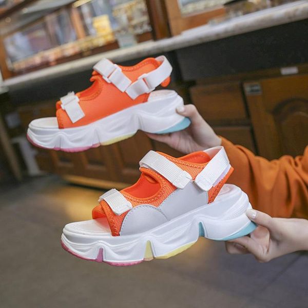 women sandals colorful flat platform mesh breathable hook loop pu ladies summer walking daddy shoes girls comfort non slip woman, Black
women sandals colorful flat platform mesh breathable hook loop pu ladies summer walking daddy shoes girls comfort non slip woman, Black