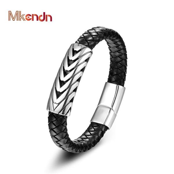 charm bracelets mkendn fashion men jewelry black leather bracelet stainless steel punk anchor arrows magnet buckle, Golden;silver
charm bracelets mkendn fashion men jewelry black leather bracelet stainless steel punk anchor arrows magnet buckle, Golden;silver