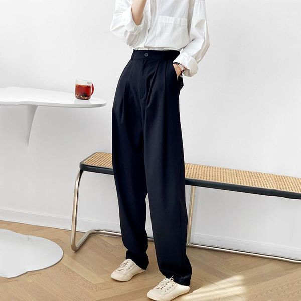 woman casual suit pants high waist korean style office ladies wide leg pant harem chic trousers women's slacks streetwear & capris, Black;white
woman casual suit pants high waist korean style office ladies wide leg pant harem chic trousers women's slacks streetwear & capris, Black;white