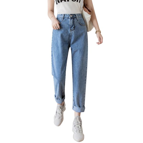 women`s plus size high waist washed light blue true denim pants boyfriend jean femme for women jeans
women`s plus size high waist washed light blue true denim pants boyfriend jean femme for women jeans