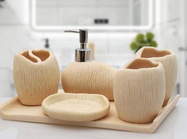 bath accessory set resin bathroom accessories kits 5 pcs/set toothbrush holder soap dish cup liquid dispenser kit tools
bath accessory set resin bathroom accessories kits 5 pcs/set toothbrush holder soap dish cup liquid dispenser kit tools