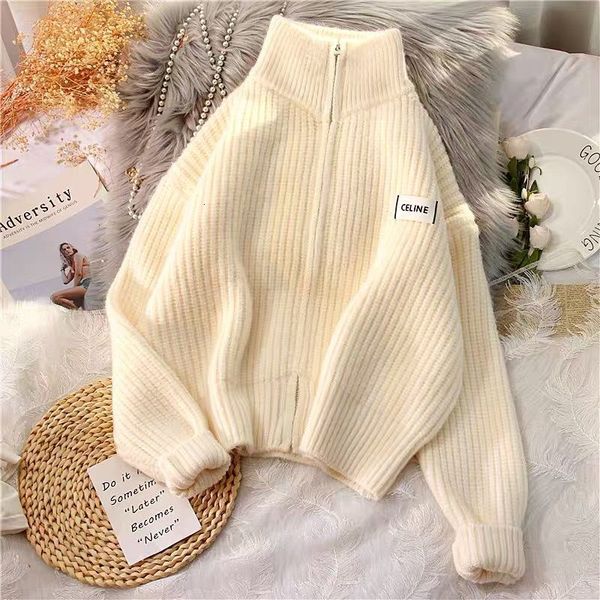 women's sweaters autumn y2k women's nightgown long-sleeve street with zipper loose cardigan coat winter outerwear noyp, White;black
women's sweaters autumn y2k women's nightgown long-sleeve street with zipper loose cardigan coat winter outerwear noyp, White;black