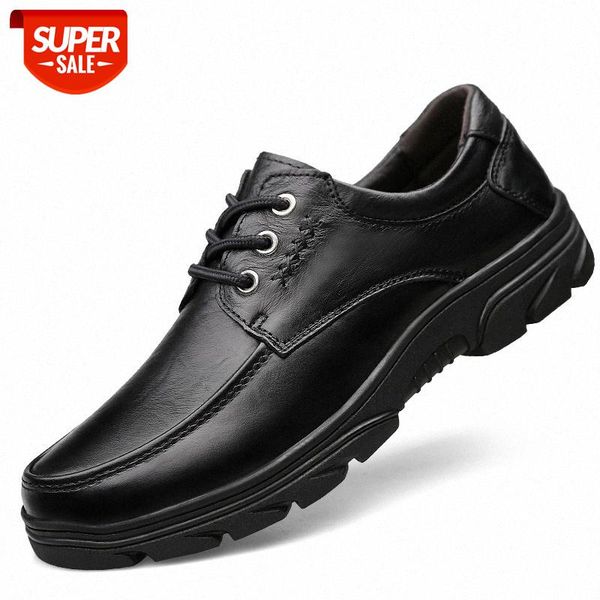 the autumn and winter models of soft-soled leather shoes increase british korean version comfortable old man lace-up men's pointed toe, Black
the autumn and winter models of soft-soled leather shoes increase british korean version comfortable old man lace-up men's pointed toe, Black