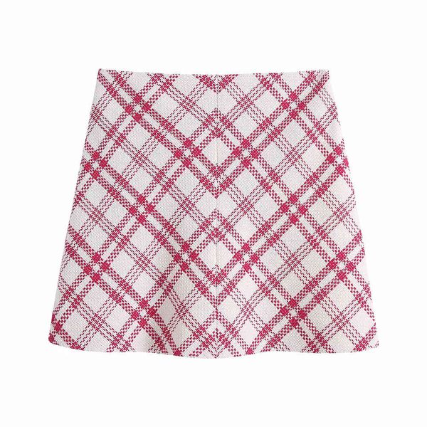 bbwm stylish chic pockets red and white plaid tweed mini skirt women fashion high waist skirts casual jupe femme 210520, Black
bbwm stylish chic pockets red and white plaid tweed mini skirt women fashion high waist skirts casual jupe femme 210520, Black