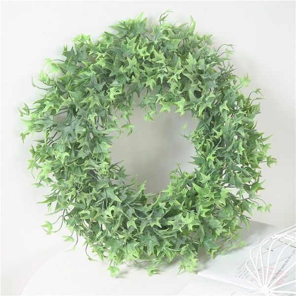 decorative flowers & wreaths artificial green leaf garland simulation grass leaves wreath for front door wall window party decor
decorative flowers & wreaths artificial green leaf garland simulation grass leaves wreath for front door wall window party decor