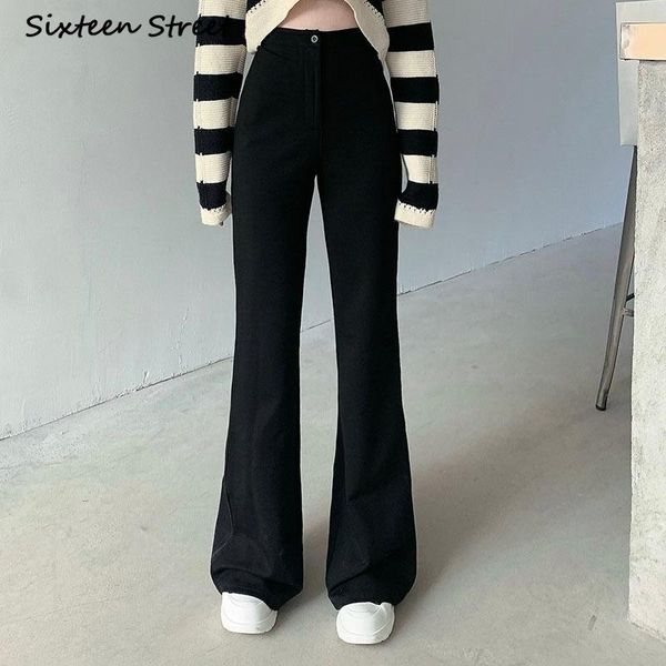 casual suit pants women autumn and winter black high waist loose trousers mopping flared aesthetic korean clothing 2021 women's & capri, Black;white
casual suit pants women autumn and winter black high waist loose trousers mopping flared aesthetic korean clothing 2021 women's & capri, Black;white