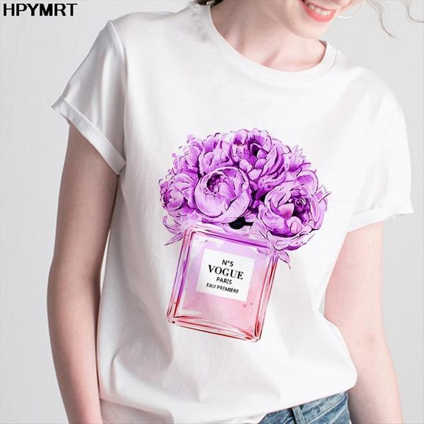 perfume printed summer thin section women t shirts clothing harajuku white short sleeve
perfume printed summer thin section women t shirts clothing harajuku white short sleeve