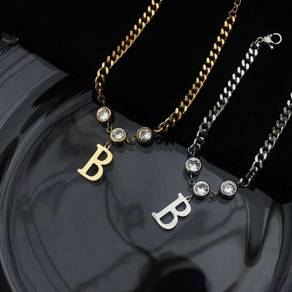 b-shaped ti-tanium steel bracelet rhine-stone thick chain hip hop punk fashion suction fine personalized texture girl bracelet, Black
b-shaped ti-tanium steel bracelet rhine-stone thick chain hip hop punk fashion suction fine personalized texture girl bracelet, Black