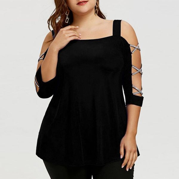 plus size women black t-shirt hollow out half sleeve oversized pullover shirt harajuku square collar t-shirts women's, White
plus size women black t-shirt hollow out half sleeve oversized pullover shirt harajuku square collar t-shirts women's, White