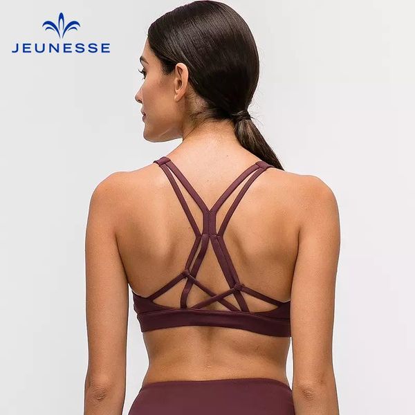jeunesse naked feel women yoga bras cross back fitness sports bra medium support push up workout athletic outfit
jeunesse naked feel women yoga bras cross back fitness sports bra medium support push up workout athletic outfit