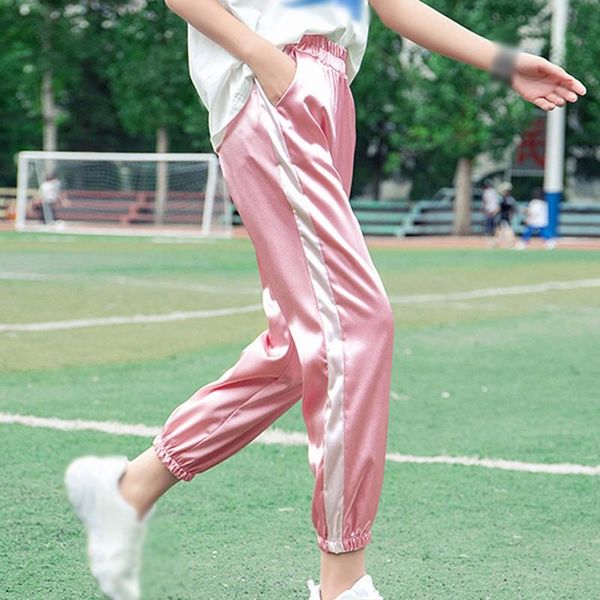women's pants & capris women ankle length casual trousers summer korean style loose thin sports fast drop, Black;white
women's pants & capris women ankle length casual trousers summer korean style loose thin sports fast drop, Black;white