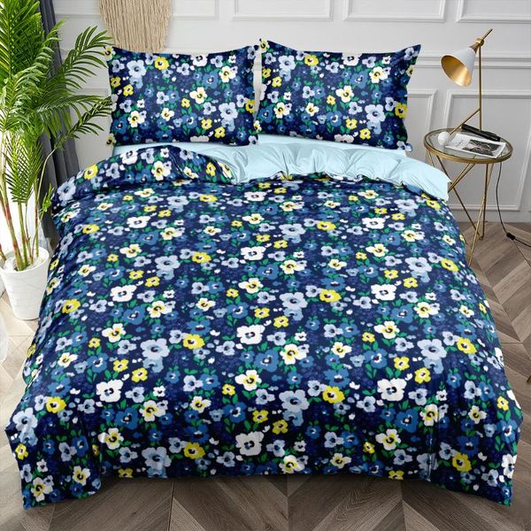 bedding sets blue yellow flower set black pink twin double king size pillow shams duvet cover modern bed linens for girl's gift
bedding sets blue yellow flower set black pink twin double king size pillow shams duvet cover modern bed linens for girl's gift