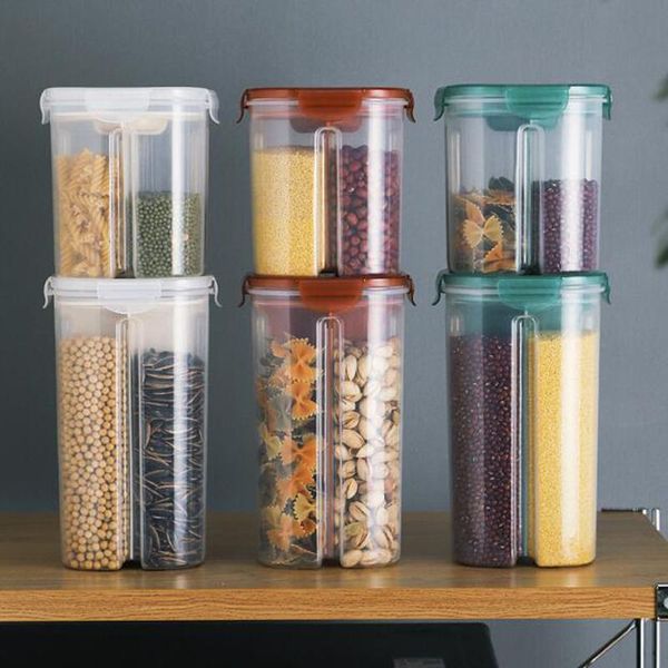 kitchen rotary sealed tank moisture-proof millet bucket rice can plastic grain storage dry goods bottles & jars
kitchen rotary sealed tank moisture-proof millet bucket rice can plastic grain storage dry goods bottles & jars