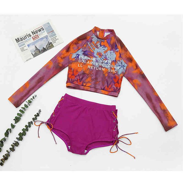 swimwear swimsuit female two-piece long-sleeved tankini bikini printed sport like swimwear push up for women lady summe, White;black
swimwear swimsuit female two-piece long-sleeved tankini bikini printed sport like swimwear push up for women lady summe, White;black