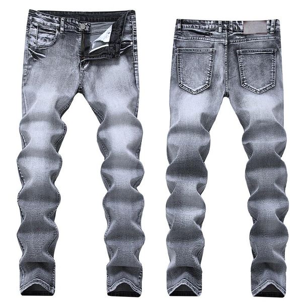 men's jeans fashion simple brand fleece pants denim smart casual all season, Blue
men's jeans fashion simple brand fleece pants denim smart casual all season, Blue