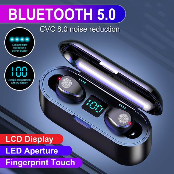 Original Wireless Earphones Bluetooth V5.0 Earbuds Headphone Cell Phone Earphone LED Display Touch Control Stereo With 2000mAh Charge Statio
Original Wireless Earphones Bluetooth V5.0 Earbuds Headphone Cell Phone Earphone LED Display Touch Control Stereo With 2000mAh Charge Statio