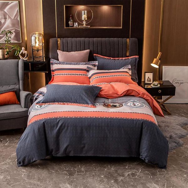 bedding sets simple european and american luxury four-piece cotton bed set thick sanded quilt cover pillowcase linen in winter
bedding sets simple european and american luxury four-piece cotton bed set thick sanded quilt cover pillowcase linen in winter