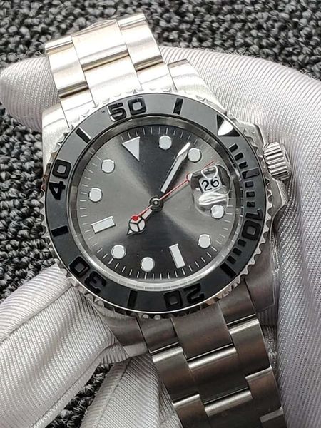 wristwatches men no logo watch 40mm ceramic bezel stainless steel sapphire glass luminous waterproof men's automatic mechanical wristwa, Slivery;brown
wristwatches men no logo watch 40mm ceramic bezel stainless steel sapphire glass luminous waterproof men's automatic mechanical wristwa, Slivery;brown