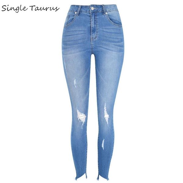 high waist slim jeans women scratched bleached little blue denim pants mujer streetwear moustache effect vintage spodnie damskie women'
high waist slim jeans women scratched bleached little blue denim pants mujer streetwear moustache effect vintage spodnie damskie women'