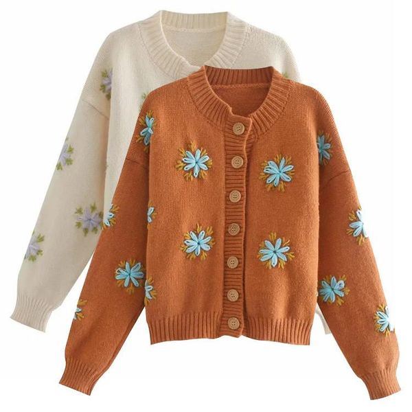 women's knits & tees embroidery print knitted cardigan sweater women 2021 korean style fashion clothing autumn long sleeve coats o neck, White
women's knits & tees embroidery print knitted cardigan sweater women 2021 korean style fashion clothing autumn long sleeve coats o neck, White