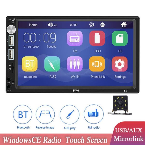 car audio x5 2 din radio bluetooth mp5 multimedia player stereo aux full hd video output 7-inch fm modulator tf card u disk phone char
car audio x5 2 din radio bluetooth mp5 multimedia player stereo aux full hd video output 7-inch fm modulator tf card u disk phone char