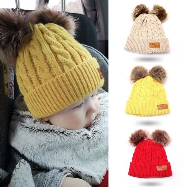 caps & hats children double pompon hat for kids girls boys winter cap baby warm beanies born knitted cotton toddler unisex, Yellow
caps & hats children double pompon hat for kids girls boys winter cap baby warm beanies born knitted cotton toddler unisex, Yellow