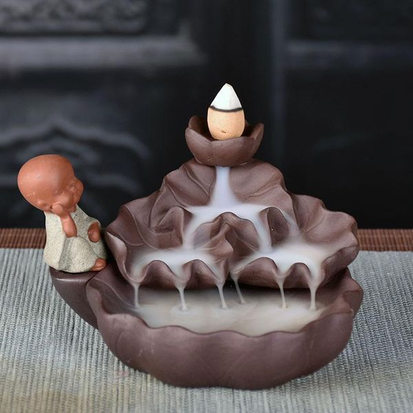 sachet bags backflow incense burner ceramic little monk stick holder smoke waterfall buddha censer use in home office
sachet bags backflow incense burner ceramic little monk stick holder smoke waterfall buddha censer use in home office