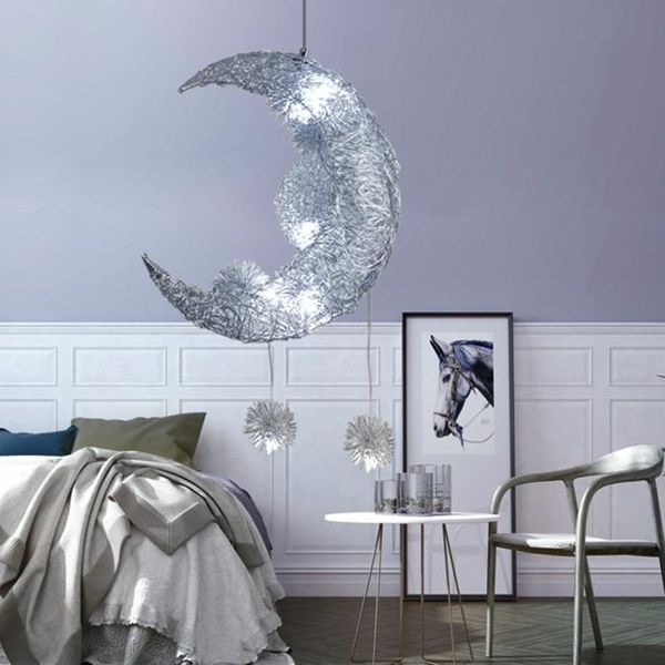 creative star moon pendant modern led chandelier for bedroom kids room light children's ceiling lighting lamps
creative star moon pendant modern led chandelier for bedroom kids room light children's ceiling lighting lamps