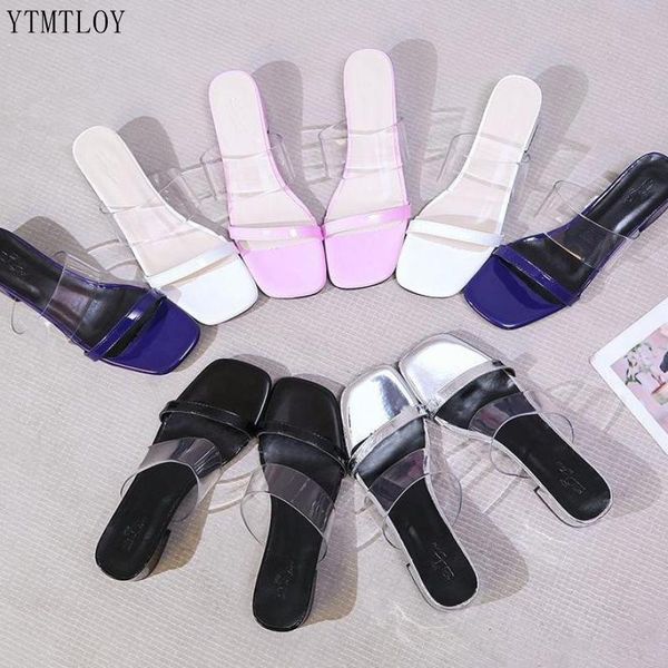 sandals women 2021 summer outdoor slippers wild transparent pvc fashion thick heel ladies zapatillas mujer casa, Black
sandals women 2021 summer outdoor slippers wild transparent pvc fashion thick heel ladies zapatillas mujer casa, Black