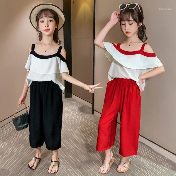 clothing sets teen girls clothes summer chiffon costumes for fashion off shoulder kids shirt+pants 2 pcs baby 3- 13 yrs1, White
clothing sets teen girls clothes summer chiffon costumes for fashion off shoulder kids shirt+pants 2 pcs baby 3- 13 yrs1, White