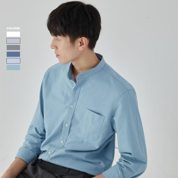 men's casual shirts shirt trend autumn business formal wear pure cotton stand-up collar white long-sleeved jacket, White;black
men's casual shirts shirt trend autumn business formal wear pure cotton stand-up collar white long-sleeved jacket, White;black