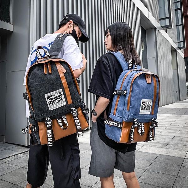chao cool canvas backpack men's outdoor travel large and durable middle school schoolbag women
chao cool canvas backpack men's outdoor travel large and durable middle school schoolbag women