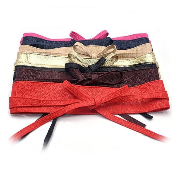Belts Pure Color Elasticity Dress Decoration Women's Waist Wide Belt Wild Girdle Bow Tie Clothing Accessories, Black;brown
Belts Pure Color Elasticity Dress Decoration Women's Waist Wide Belt Wild Girdle Bow Tie Clothing Accessories, Black;brown