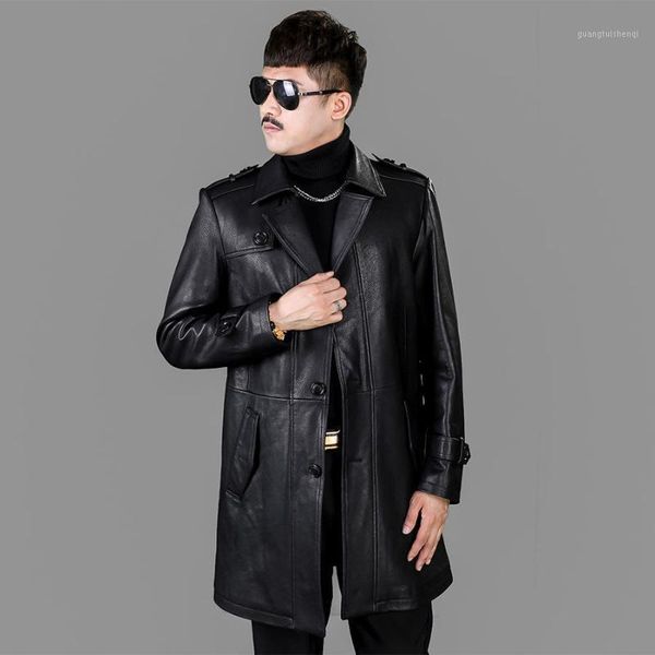 men's leather & faux authentic deerskin clothes leisure spring and autumn windbreaker coat fashion real jacket, Black
men's leather & faux authentic deerskin clothes leisure spring and autumn windbreaker coat fashion real jacket, Black